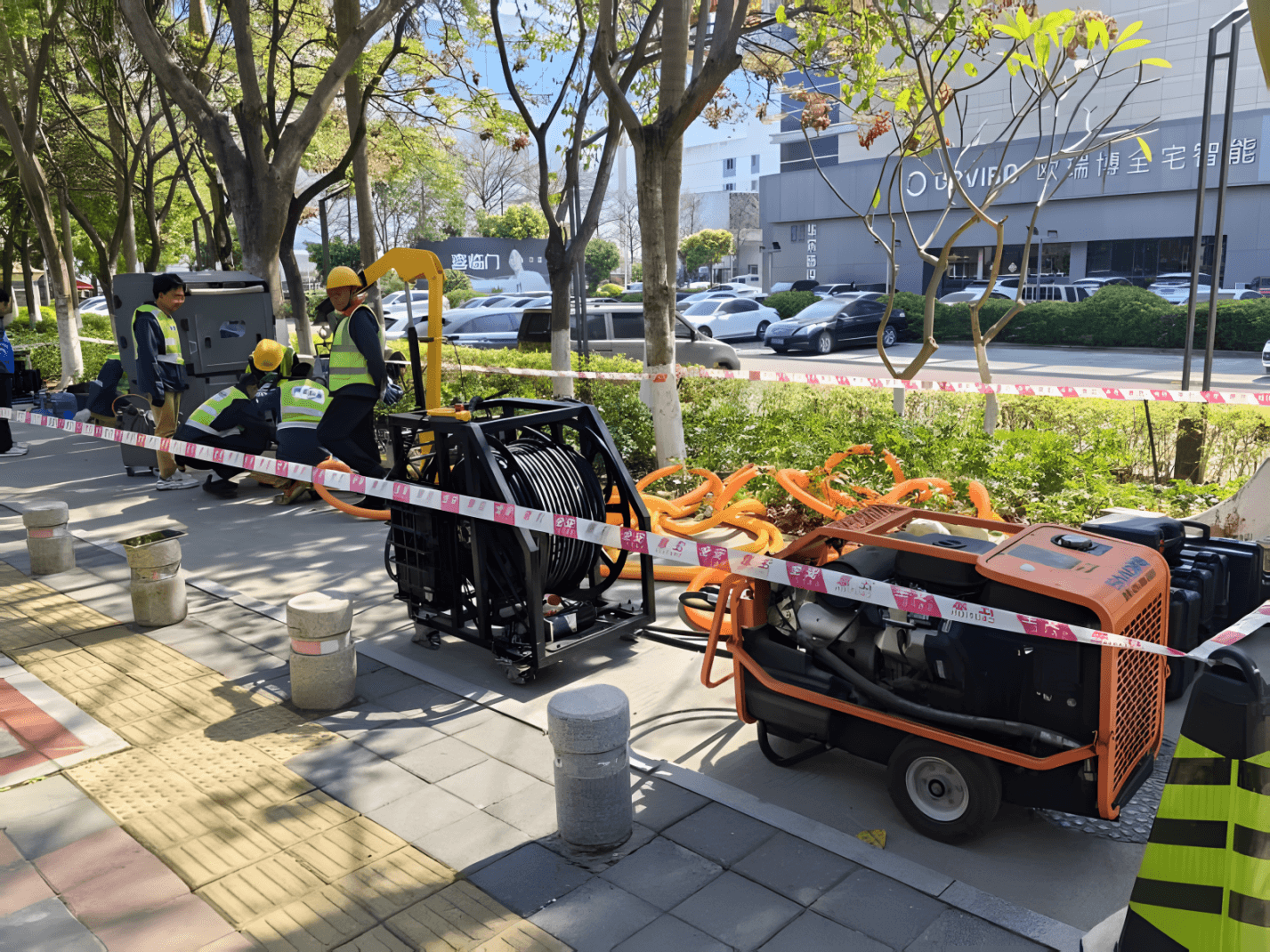 污水管道机器人带水清淤项目