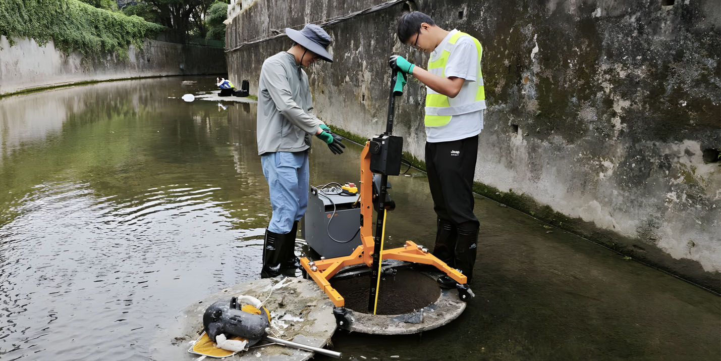 珠海特殊工况管网满水检测项目